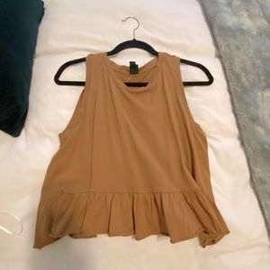 Mustard orange tank top